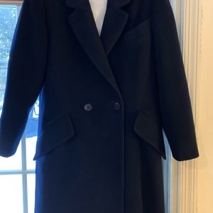 Vintage Hermes cashmere overcoat. Classic